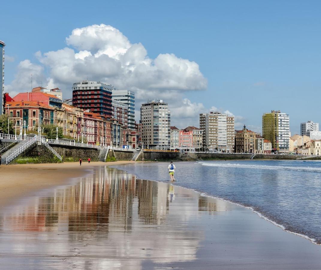 El Primero De Steven - Pegado A Playa De San Lorenzo - Vut-2243-As Gijón Esterno foto